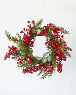 Berry Ball Wreath 50cm