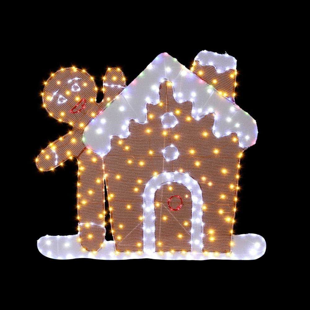 330 LED Christmas Lights Gingerbread Motif Fairy Light Decoration Jingle Jollys