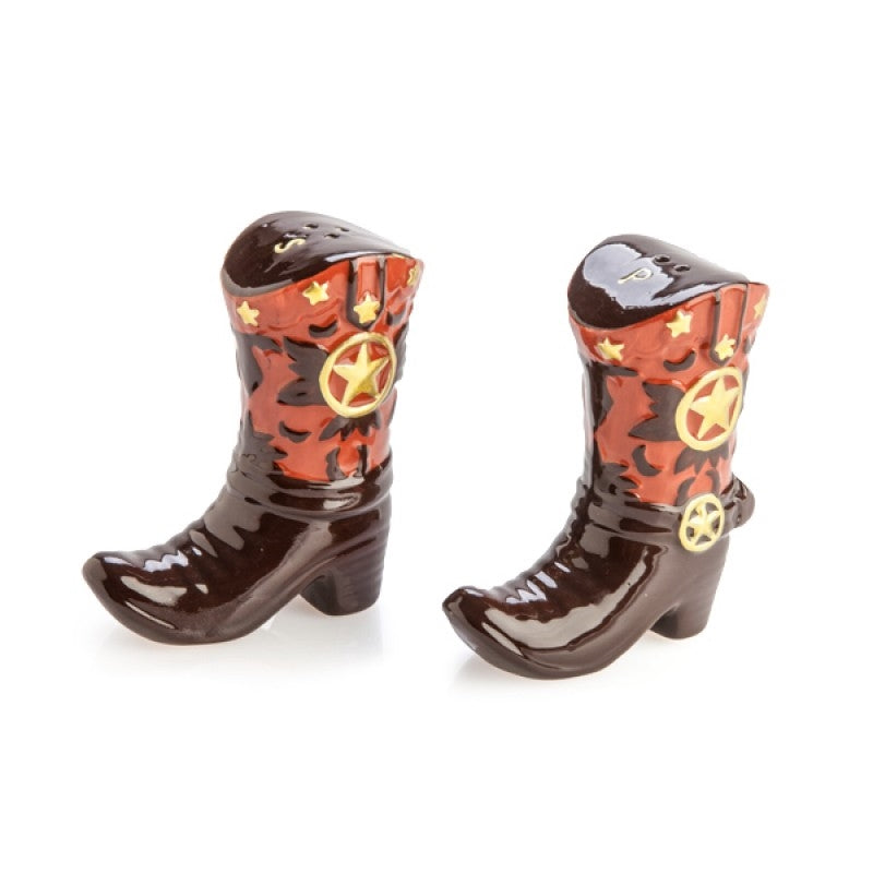 Cowboy Boots Salt Pepper Set