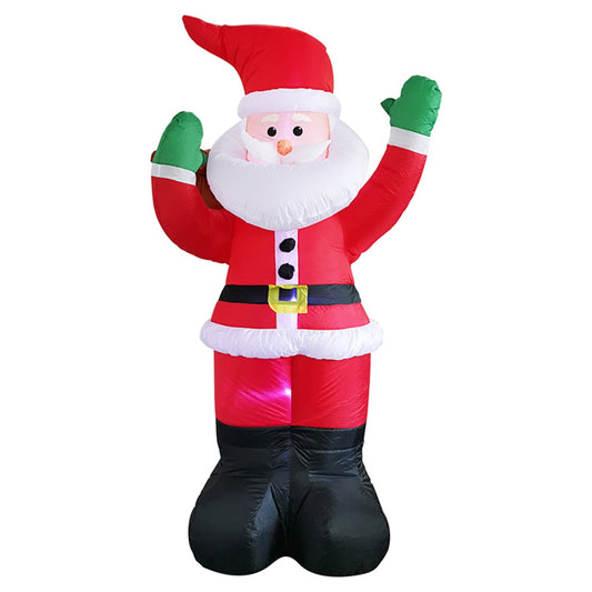 Festiss 1.8m Santa Waving Christmas Inflatable with LED FS-INF-02