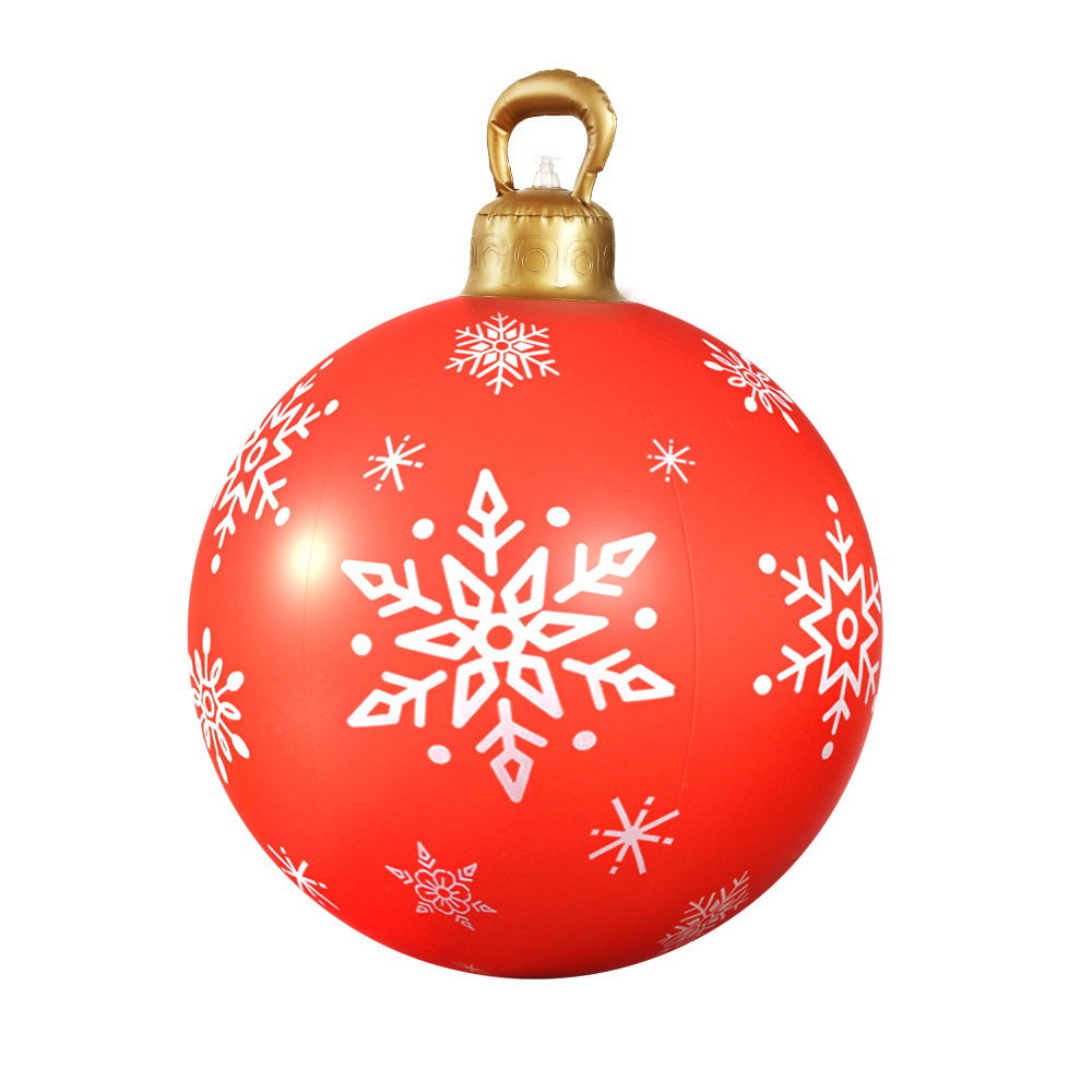 Jingle Jollys Christmas Inflatable Ball Bauble 60cm Outdoor Decoration Red