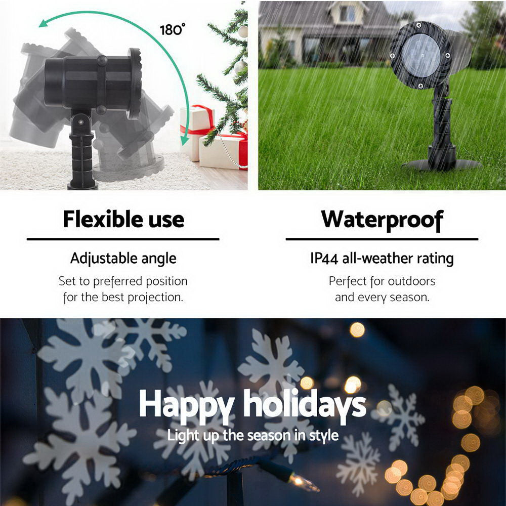 1X Projector Light Christmas Lights Laser Outdoor Decorations Jingle Jollys