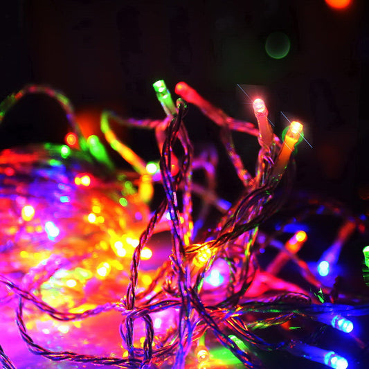 Jingle Jollys 100M Christmas Lights String Light 500 LED Colourful